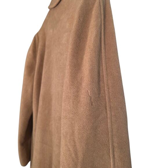 Vtg. Ed Behan Inc. Tween Shop 100% Cashmere Coat Women's Sz. 20 - XXL Tan - Picture 5 of 12